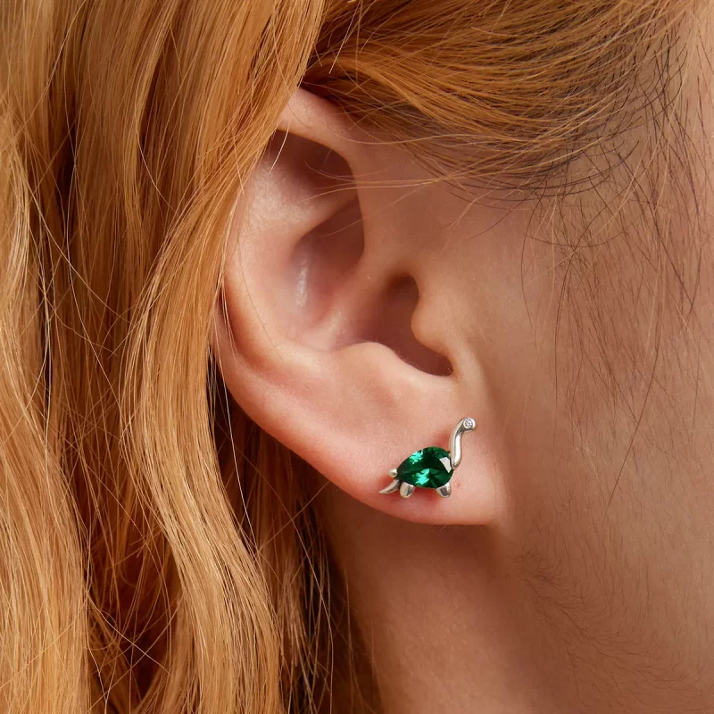 (afbeelding voor) Pandora Style Leuke Dinosaurus Oorknopjes - SCE1379 - Bekijken 7