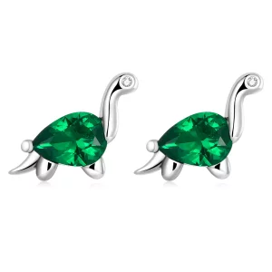 (afbeelding voor) Pandora Style Leuke Dinosaurus Oorknopjes - SCE1379