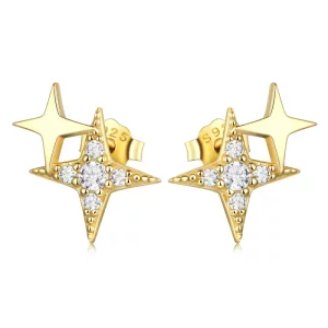 Pandora Style Lichte Ster Oorknopjes - BSE633 (afbeelding voor) Pandora Style Lichte Ster Oorknopjes - BSE633