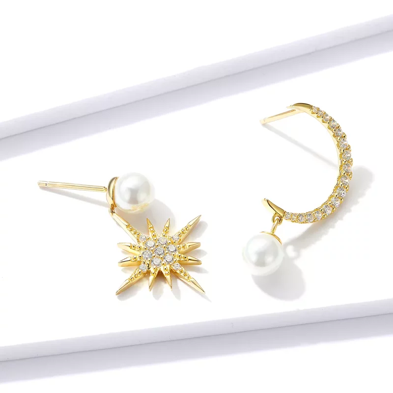 (afbeelding voor) Pandora Style Liefde Nocturne Oorknopjes - BSE308 - Bekijken 2