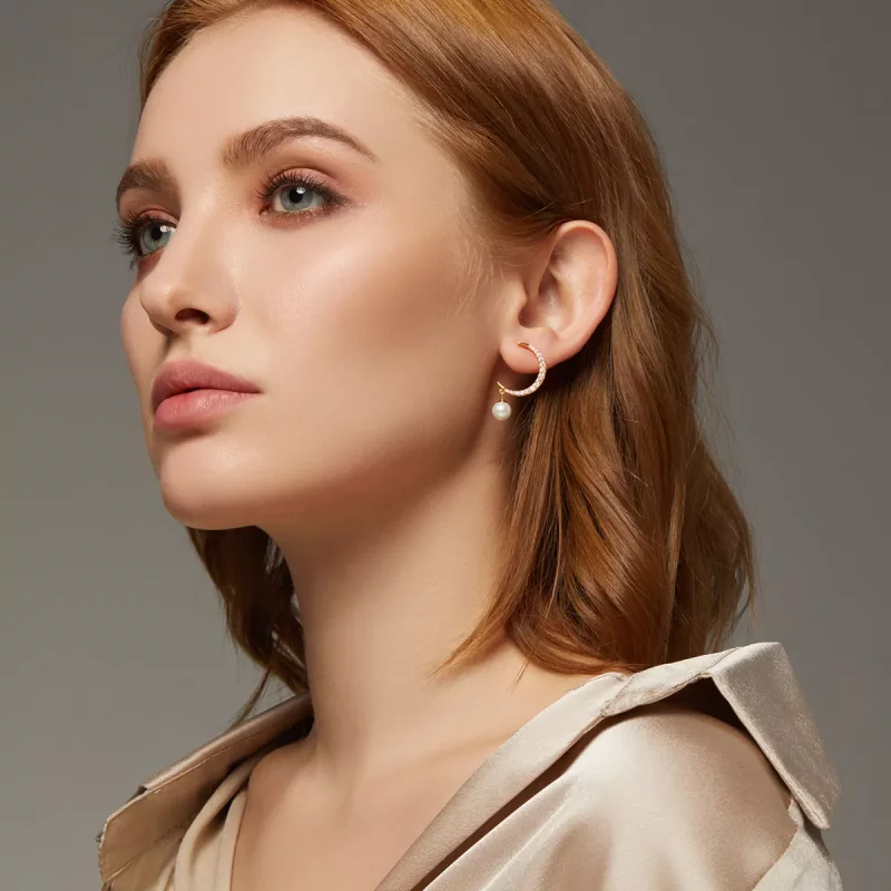 (afbeelding voor) Pandora Style Liefde Nocturne Oorknopjes - BSE308 - Bekijken 8