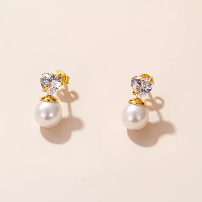 (afbeelding voor) Pandora Style Liefde Shell Kralen Oorknopjes - SCE1318 - Bekijken 4