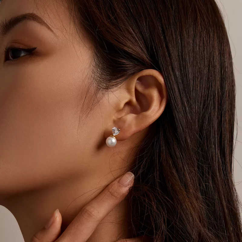 (afbeelding voor) Pandora Style Liefde Shell Kralen Oorknopjes - SCE1318 - Bekijken 6