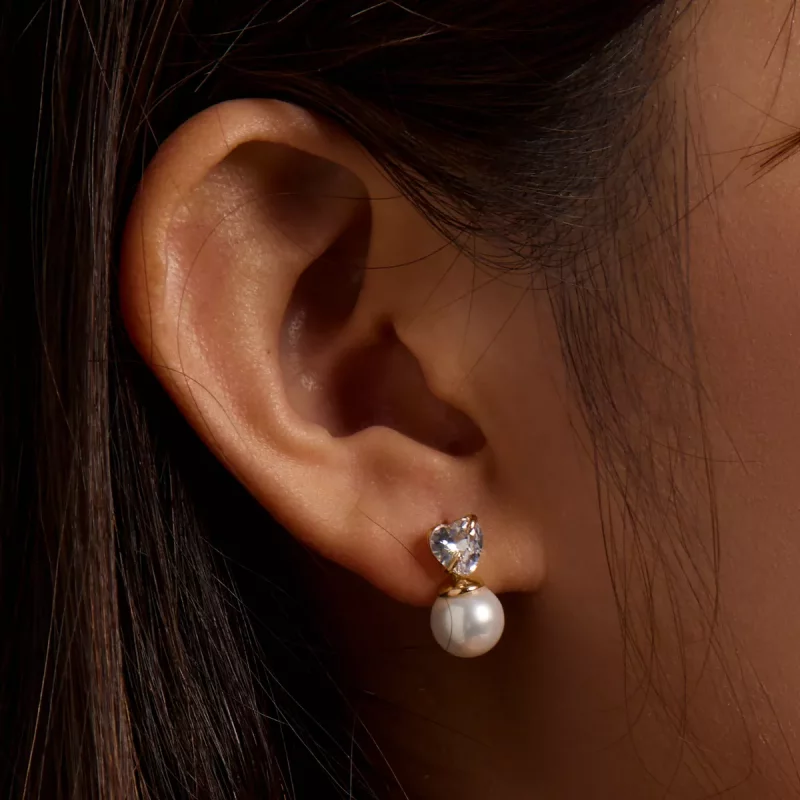 (afbeelding voor) Pandora Style Liefde Shell Kralen Oorknopjes - SCE1318 - Bekijken 7