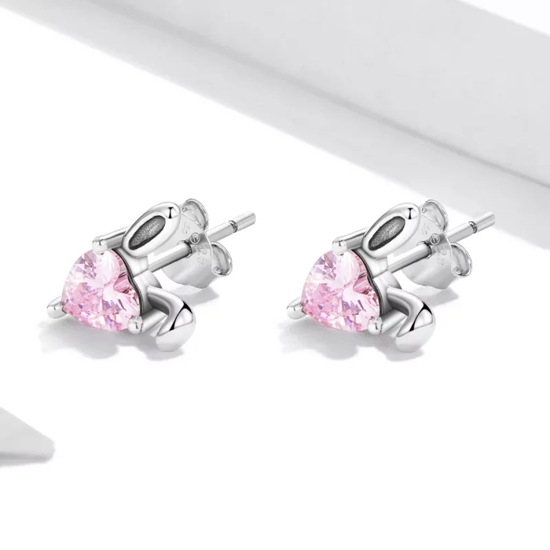 (afbeelding voor) Pandora Style Love Rabbit Oren Oorknopjes - SCE1365 - Bekijken 2