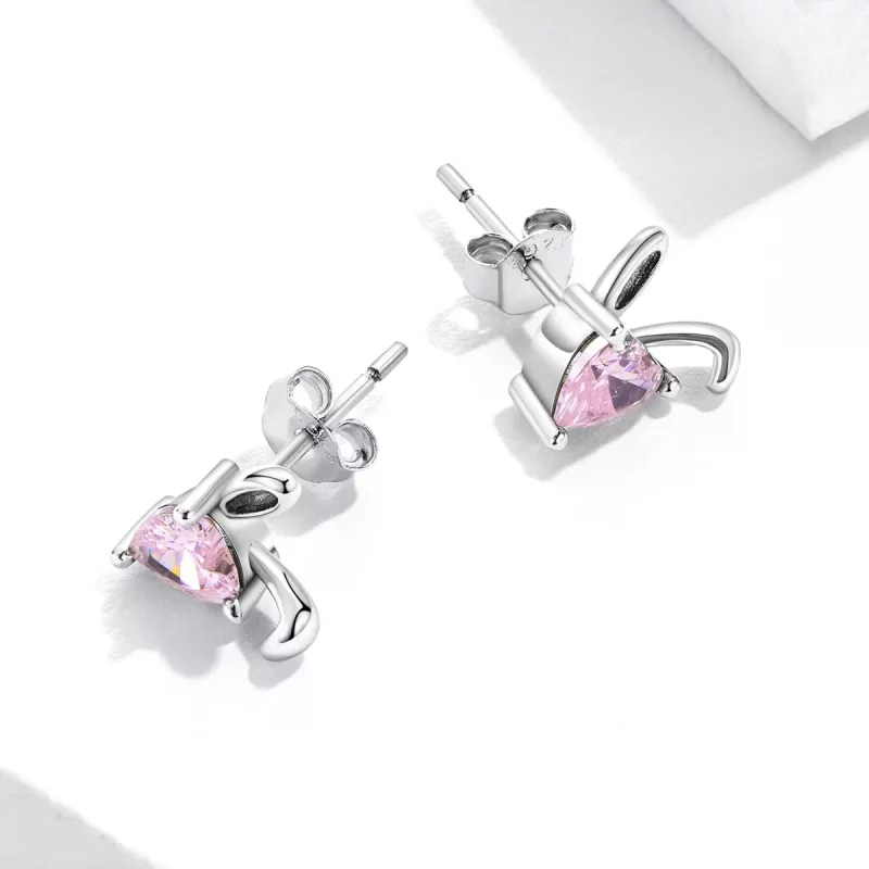 (afbeelding voor) Pandora Style Love Rabbit Oren Oorknopjes - SCE1365 - Bekijken 4