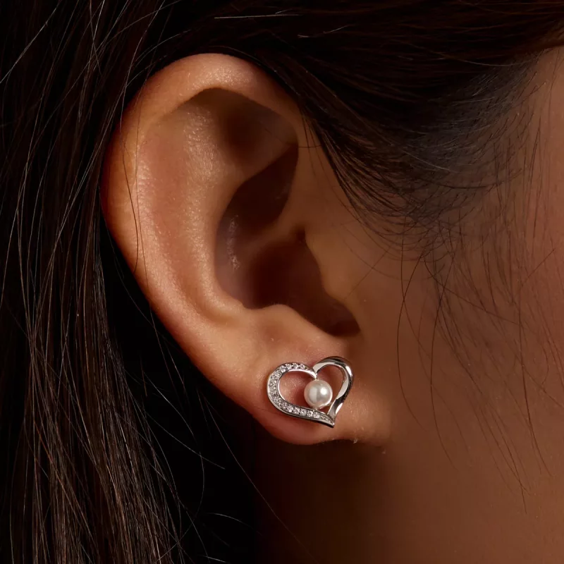 (afbeelding voor) Pandora Style Love Shell Kralen - Eenvoudig Oorknopjes - BSE550-A - Bekijken 4