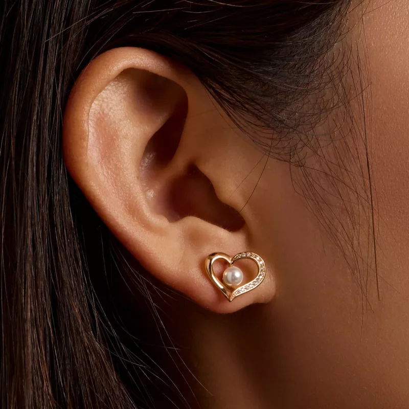 (afbeelding voor) Pandora Style Love Shell Kralen - Eenvoudig Oorknopjes - BSE550-B - Bekijken 4