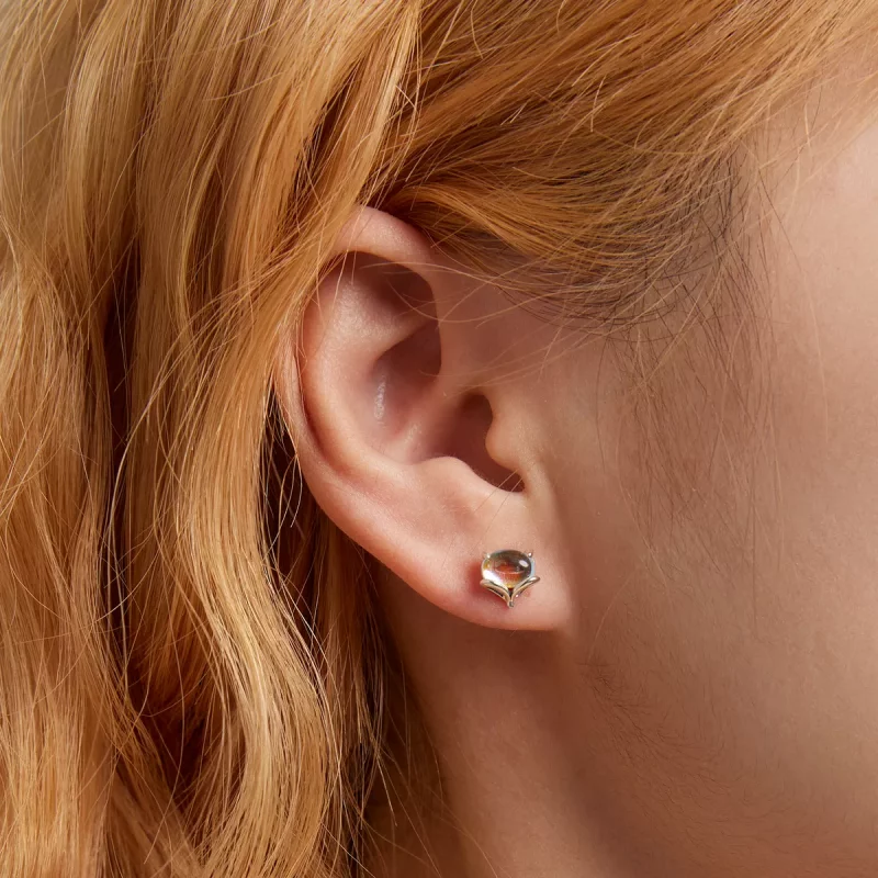 (afbeelding voor) Pandora Style Maansteen Vos Oorknopjes - SCE1386 - Bekijken 5