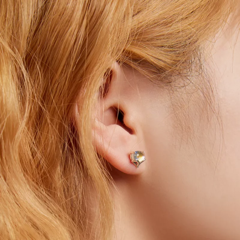 (afbeelding voor) Pandora Style Maansteen Vos Oorknopjes - SCE1386 - Bekijken 6