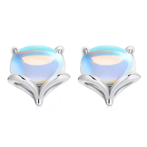 (afbeelding voor) Pandora Style Maansteen Vos Oorknopjes - SCE1386
