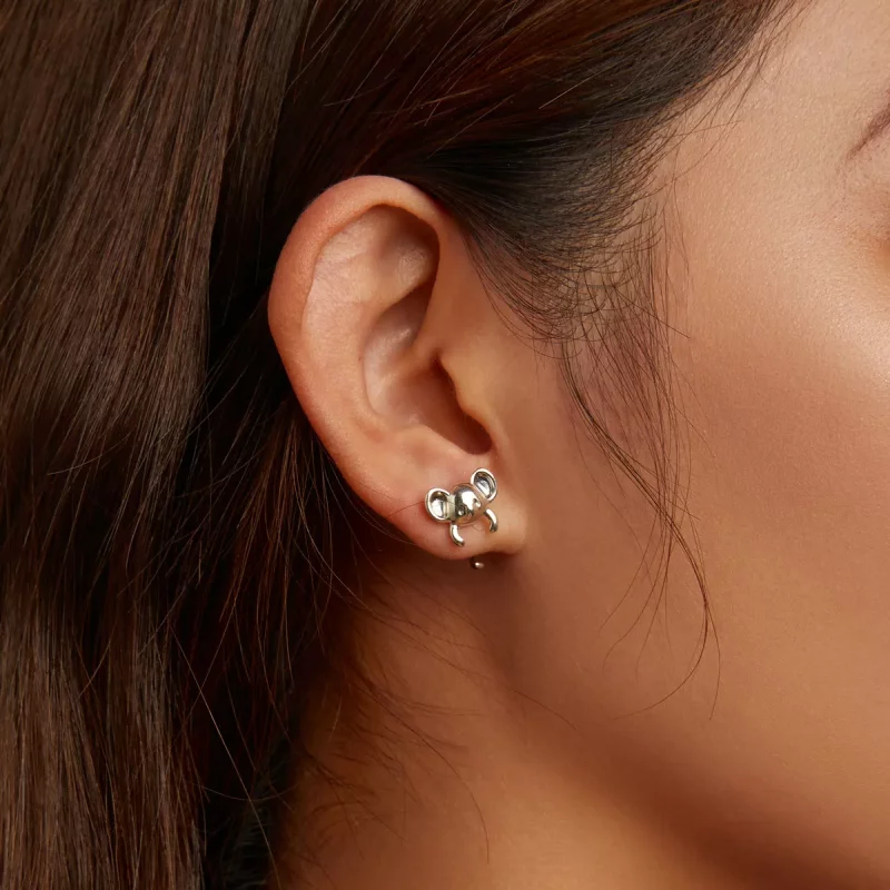 (afbeelding voor) Pandora Style Mini Koala Oorknopjes - BSE566 - Bekijken 8