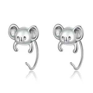 Pandora Style Mini Koala Oorknopjes - BSE566 (afbeelding voor) Pandora Style Mini Koala Oorknopjes - BSE566