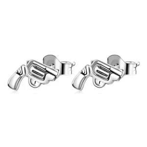 Pandora Style Mini Pistool Oorknopjes - SCE1293 (afbeelding voor) Pandora Style Mini Pistool Oorknopjes - SCE1293