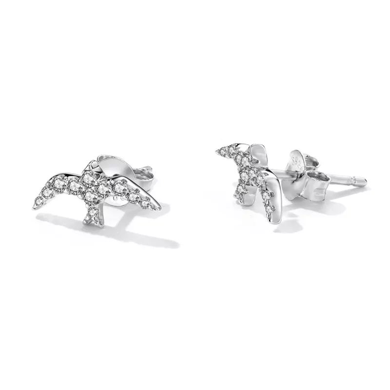 (afbeelding voor) Pandora Style Mini Slik Oorknopjes - BSE594 - Bekijken 2