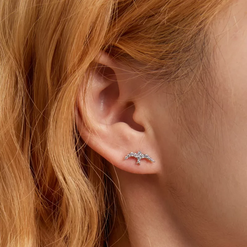 (afbeelding voor) Pandora Style Mini Slik Oorknopjes - BSE594 - Bekijken 7