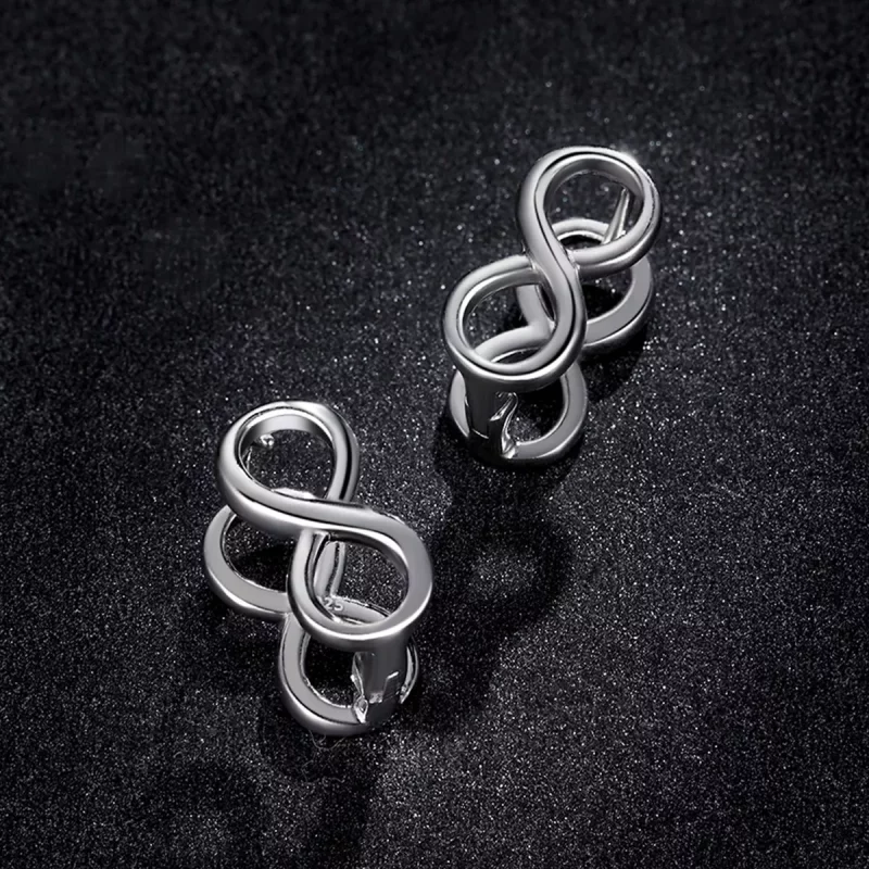(afbeelding voor) Pandora Style Minimalisme - Oneindigheid Oorknopjes - BSE503 - Bekijken 5