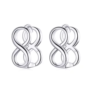 (afbeelding voor) Pandora Style Minimalisme - Oneindigheid Oorknopjes - BSE503