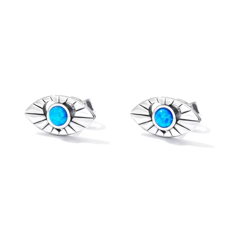 (afbeelding voor) Pandora Style Mystic Devil Eye Oorknopjes - SCE1381 - Bekijken 2