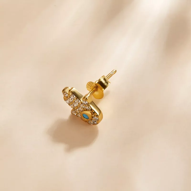 (afbeelding voor) Pandora Style Mystic Spanje - Lucky Hands Oorknopjes - SCE1139 - Bekijken 2