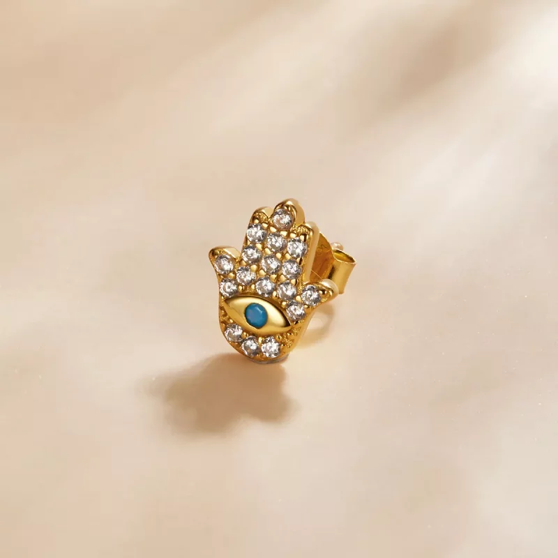 (afbeelding voor) Pandora Style Mystic Spanje - Lucky Hands Oorknopjes - SCE1139 - Bekijken 3