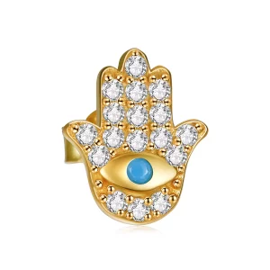 (afbeelding voor) Pandora Style Mystic Spanje - Lucky Hands Oorknopjes - SCE1139