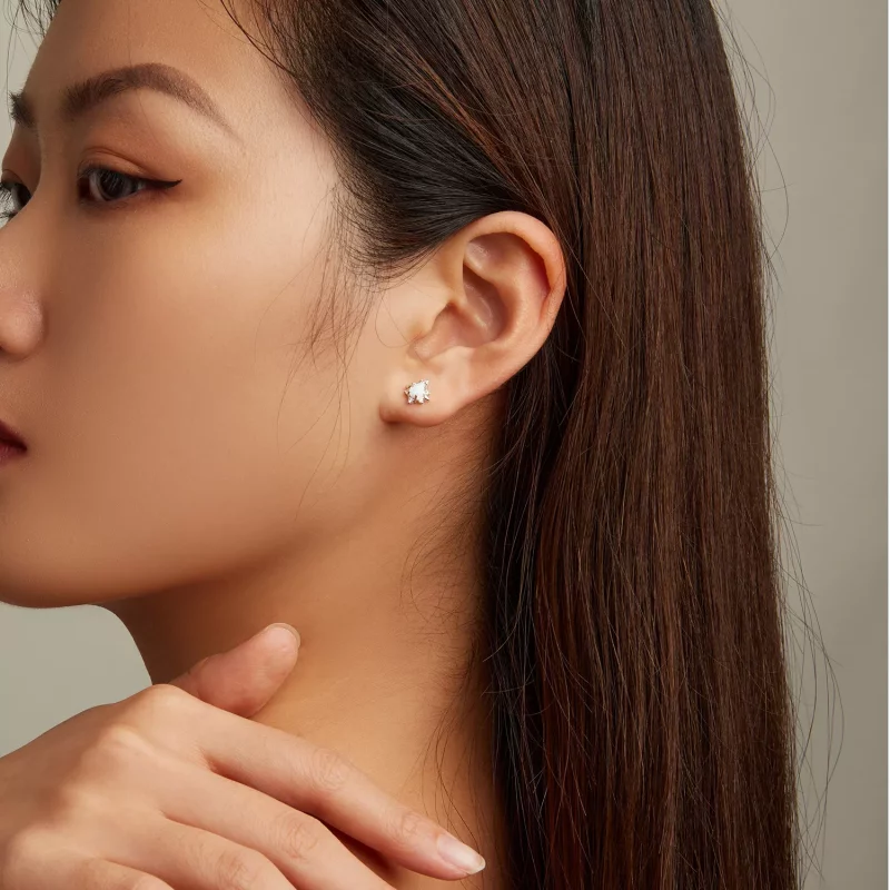 (afbeelding voor) Pandora Style Opaal Drop Oorknopjes - BSE685 - Bekijken 6