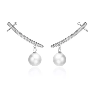 Pandora Style Parel Oorknopjes - BSE299 (afbeelding voor) Pandora Style Parel Oorknopjes - BSE299