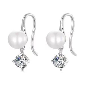 Pandora Style Parel Oorknopjes - BSE684 (afbeelding voor) Pandora Style Parel Oorknopjes - BSE684