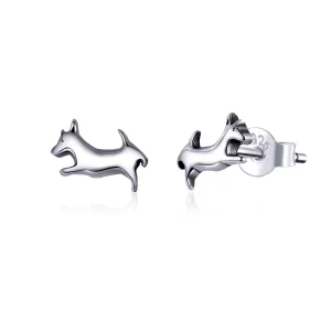 Pandora Style Puppy Oorknopjes - SCE818 (afbeelding voor) Pandora Style Puppy Oorknopjes - SCE818