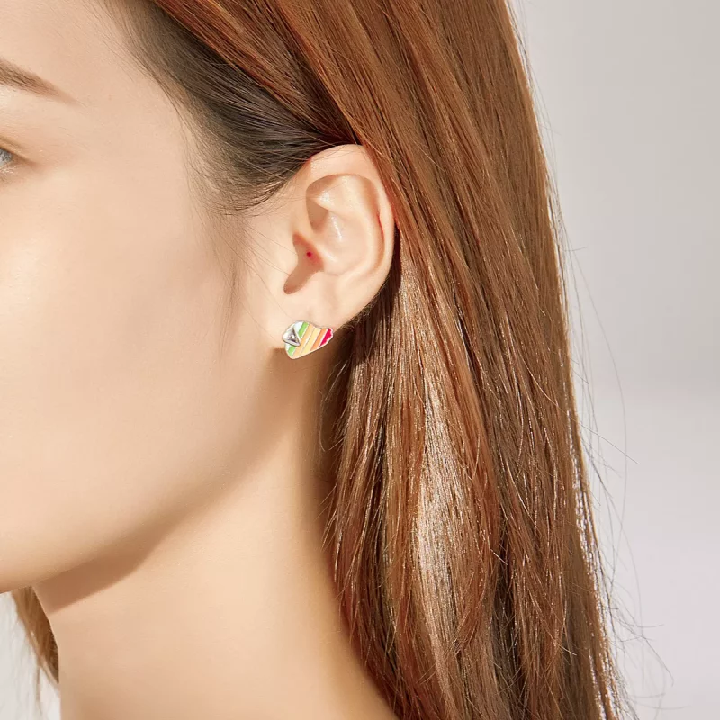 (afbeelding voor) Pandora Style Regenboog Hond Oorknopjes - SCE825 - Bekijken 6