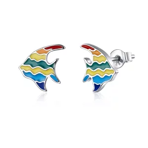 Pandora Style Regenboog vis Oorknopjes - SCE824 (afbeelding voor) Pandora Style Regenboog vis Oorknopjes - SCE824