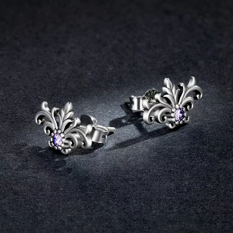 (afbeelding voor) Pandora Style Retro Patroon Oorknopjes - BSE578 - Bekijken 5