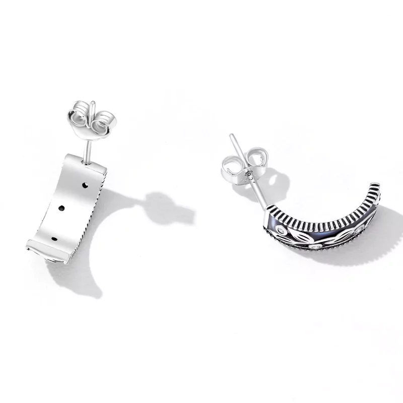 (afbeelding voor) Pandora Style Retro Patroon Oorknopjes - SCE1415 - Bekijken 3