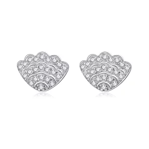 Pandora Style Romantische Shell Oorknopjes - BSE342 (afbeelding voor) Pandora Style Romantische Shell Oorknopjes - BSE342
