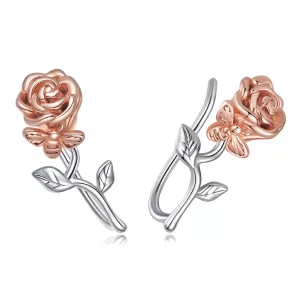 (afbeelding voor) Pandora Style Roos Oorknopjes - BSE682