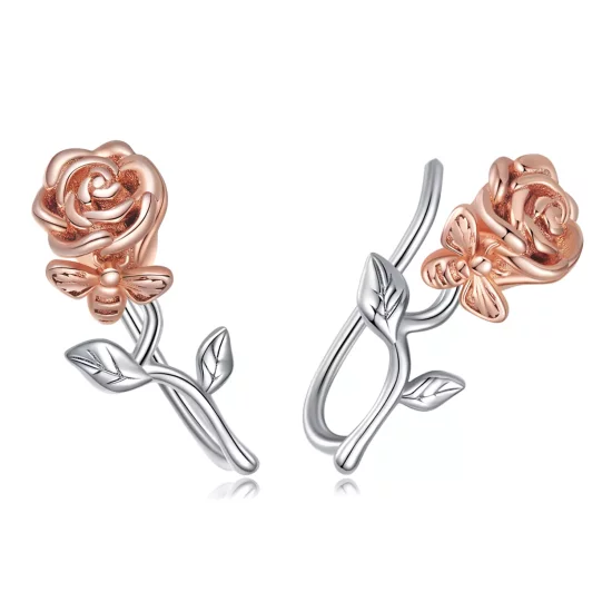 (afbeelding voor) Pandora Style Roos Oorknopjes - BSE682