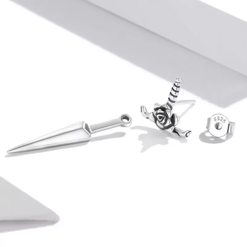 (afbeelding voor) Pandora Style Rose Dolk Oorknopjes - SCE1349 - Bekijken 4