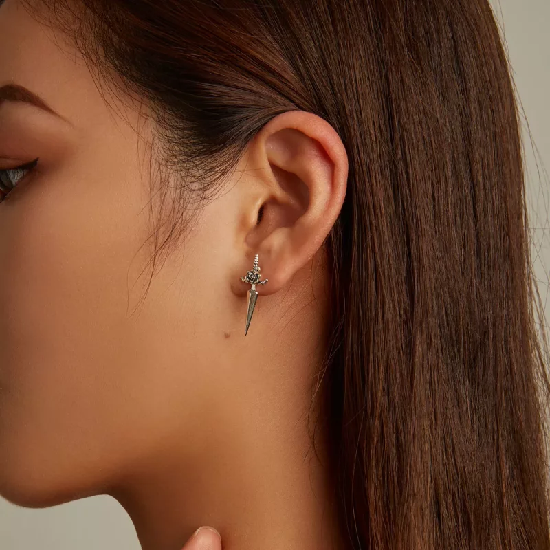 (afbeelding voor) Pandora Style Rose Dolk Oorknopjes - SCE1349 - Bekijken 8
