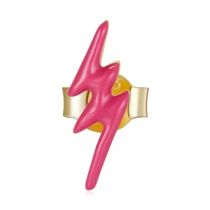 Pandora Style Roze Lightning Oorknopjes - SCE1236 (afbeelding voor) Pandora Style Roze Lightning Oorknopjes - SCE1236