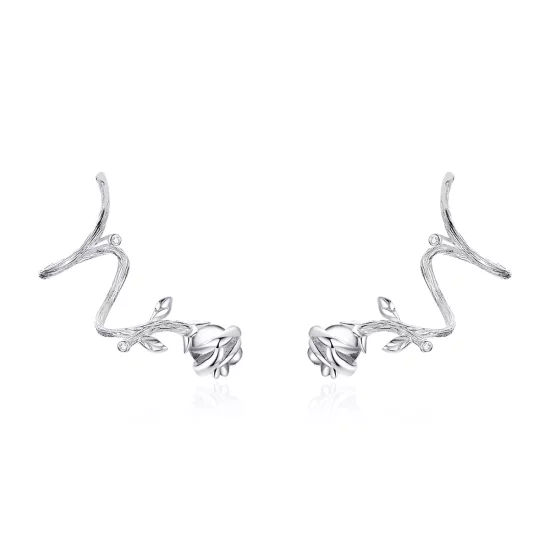 (afbeelding voor) Pandora Style Rozen Oorknopjes - BSE238