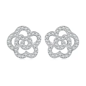 Pandora Style Rozen Oorknopjes - BSE712 (afbeelding voor) Pandora Style Rozen Oorknopjes - BSE712