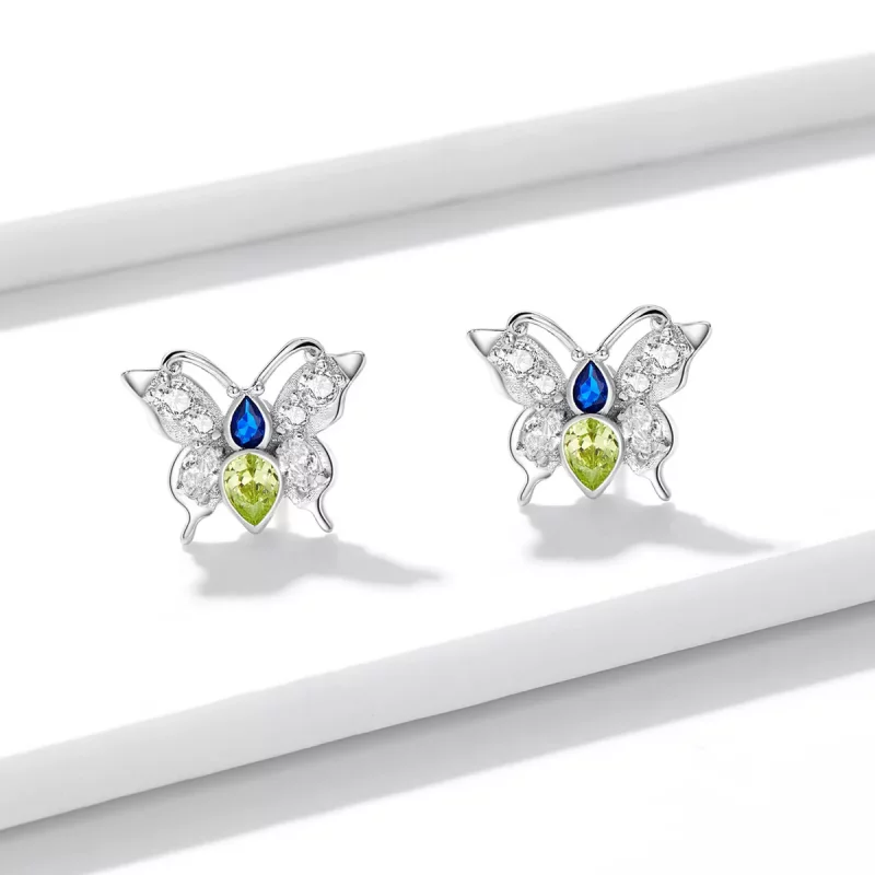 (afbeelding voor) Pandora Style Shine Vlinder Oorknopjes - BSE564 - Bekijken 2