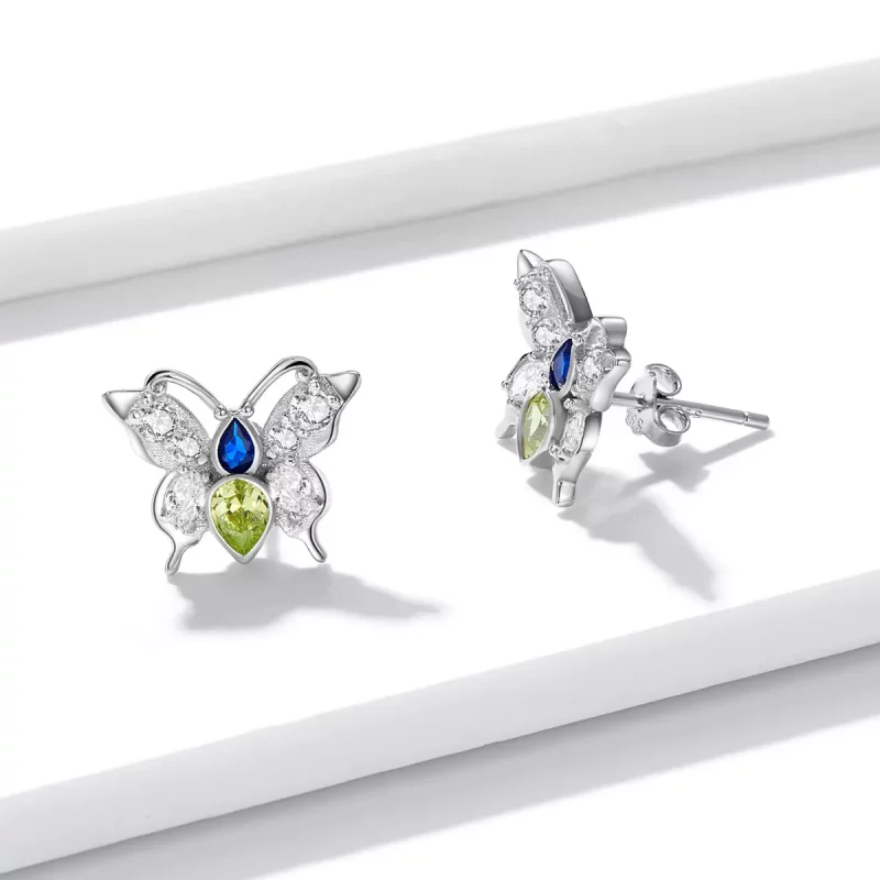 (afbeelding voor) Pandora Style Shine Vlinder Oorknopjes - BSE564 - Bekijken 3