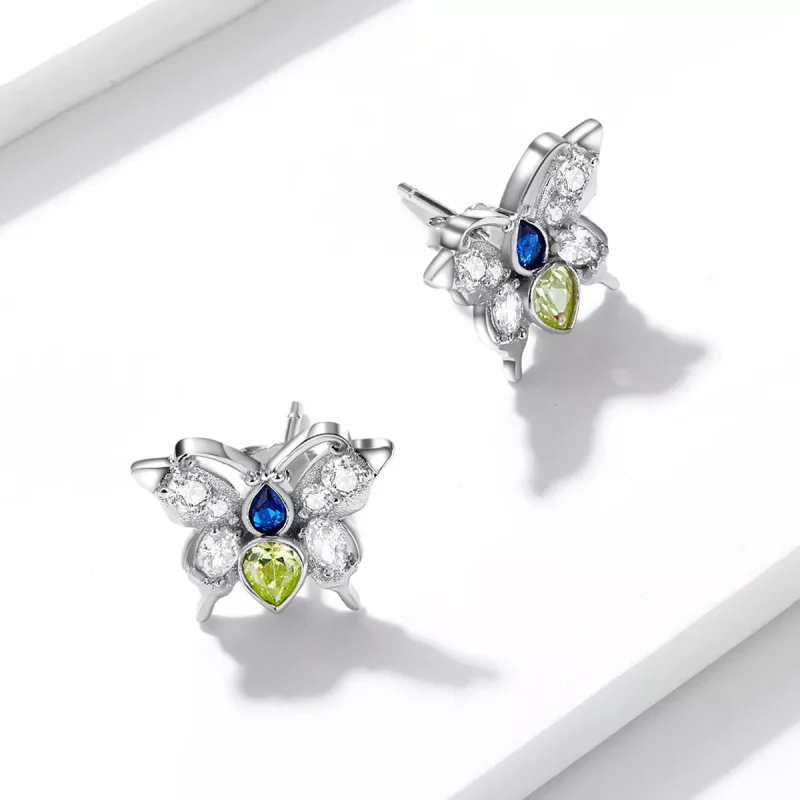 (afbeelding voor) Pandora Style Shine Vlinder Oorknopjes - BSE564 - Bekijken 4