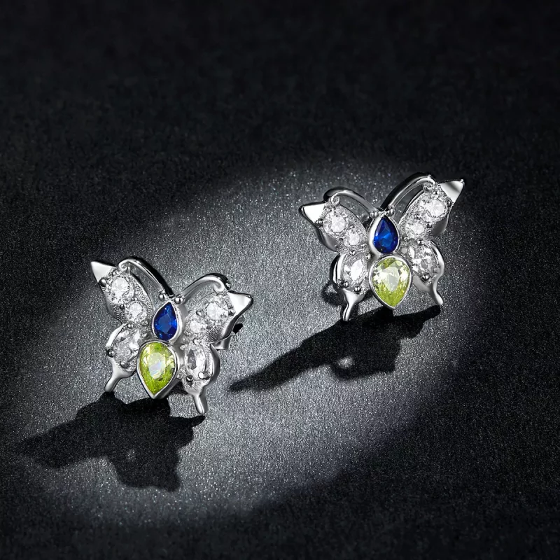 (afbeelding voor) Pandora Style Shine Vlinder Oorknopjes - BSE564 - Bekijken 5