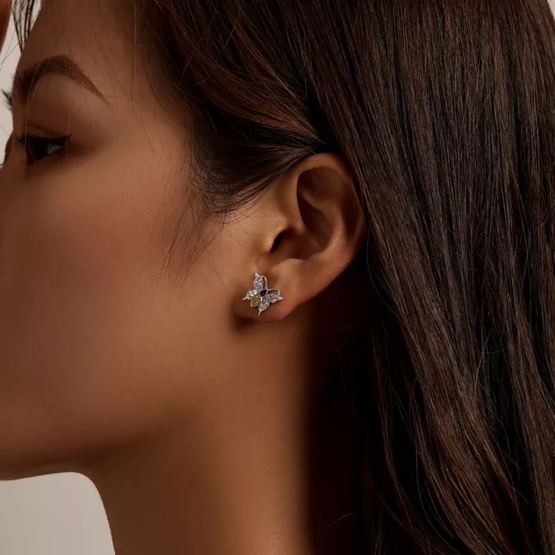 (afbeelding voor) Pandora Style Shine Vlinder Oorknopjes - BSE564 - Bekijken 7
