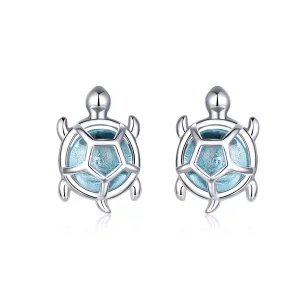 Pandora Style Speelse schildpad Oorknopjes - BSE406 (afbeelding voor) Pandora Style Speelse schildpad Oorknopjes - BSE406