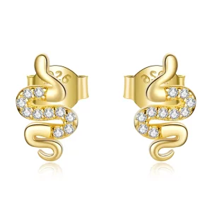 (afbeelding voor) Pandora Style Spirit Slang Oorknopjes - BSE526