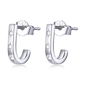 Pandora Style Star Crutch Oorknopjes - SCE1169-A (afbeelding voor) Pandora Style Star Crutch Oorknopjes - SCE1169-A